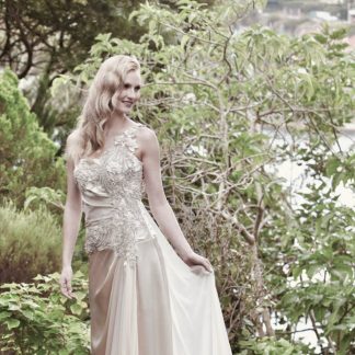 Silk Tiered Dress
