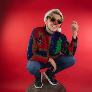Lambswool Roll Neck Jumper